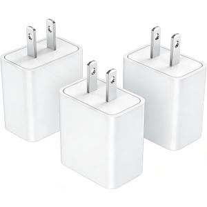 3 Pcs 5V 2A Power Adapter for Outdoor Wyze V1 V2 V3 V4 Nest cam, Blink Mini Pan, Ring Spotlight, Ring Stick Up Cam, Kasa, Google Nest, Blink Indoor, Arlo Pro cam Security Camera Wall Charger Plug
