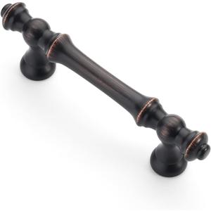 Asidrama 5 Pack 3 Inch(76mm) Oil-Rubbed Bronze Kitchen Cabinet Handles, Cabinet Pulls Kitchen Cabinet Hardware for Cupboard Drawer Handles Dresser Pulls