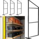 Shipping Container Shelf Brackets, 4 Pack of 3 Tier Shipping Container Shelving, 60" x 24", Heavy Duty Shipping Container Shelves with Powder Coated, High Load Capacity for Storage Optimization