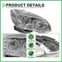 Headlight Assembly for Mercedes Benz W204 C Class Headlamp C300 C230 C350 2008 2009 2010 2011 (Right Passenger Side)