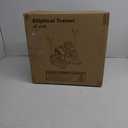 Under Desk Elliptical Machine, 3-in-1 THERUN Electric Leg Exerciser for Seniors, Fully Assembled Portable Seated Pedal Exerciser w/Remote Control, 10-Level Speeds & Resistance