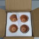 32pcs Small Mini 2" Terracotta Pot Clay Ceramic Pottery Planter, Cactus Flower Nursery Terra Cotta Pots, with Drainage Hole, for Indoor/Outdoor Succulent Plants, Crafts, Wedding Favor