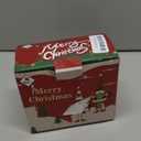 BWFY 2PCS Christmas Gnomes Decorations for Home Holiday Party Gifts Elf Santa Gnome Ornaments Tiered Tray Decor