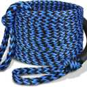 Boat Tow Rope 60ft 3-6K, Floating Ropes for Towable TubesWatersport Accessories