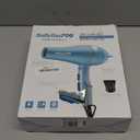 BaBylissPRO Nano Titanium 2000-Watt Blow Dryer with Concentrator Nozzle, Professional Grade Ionic Corded Styling Tool for Hair (Blue)