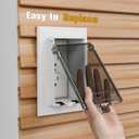 2Pcs Recessed Outlet Box Cover, DBVC-1 Replacement Cover, UV Rated, Weather-Proof, Type 3r Enclosure Cover Compatible with DBVR/DBVS/DBVM Series, 60VC, and Other Outlet Box.
