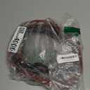 4 Gauge Wire (25ft Each- Black/Red) Copper Clad Aluminum CCA,20pcs Lugs Terminal Connectors with 3:1 Heat Shrink Tube for Power/Auto,Amplifier,Ground Cable