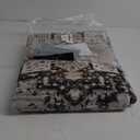 RUUGME Washable 3X8 Runner Rugs - Large Boho Rugs for Living Room Stain Resistant Carpet Vintage Tribal Rugs for Bedroom Kitchen Bathroom Non Slip Backing Home Decor Floor Decoration Mat 3X8 Black