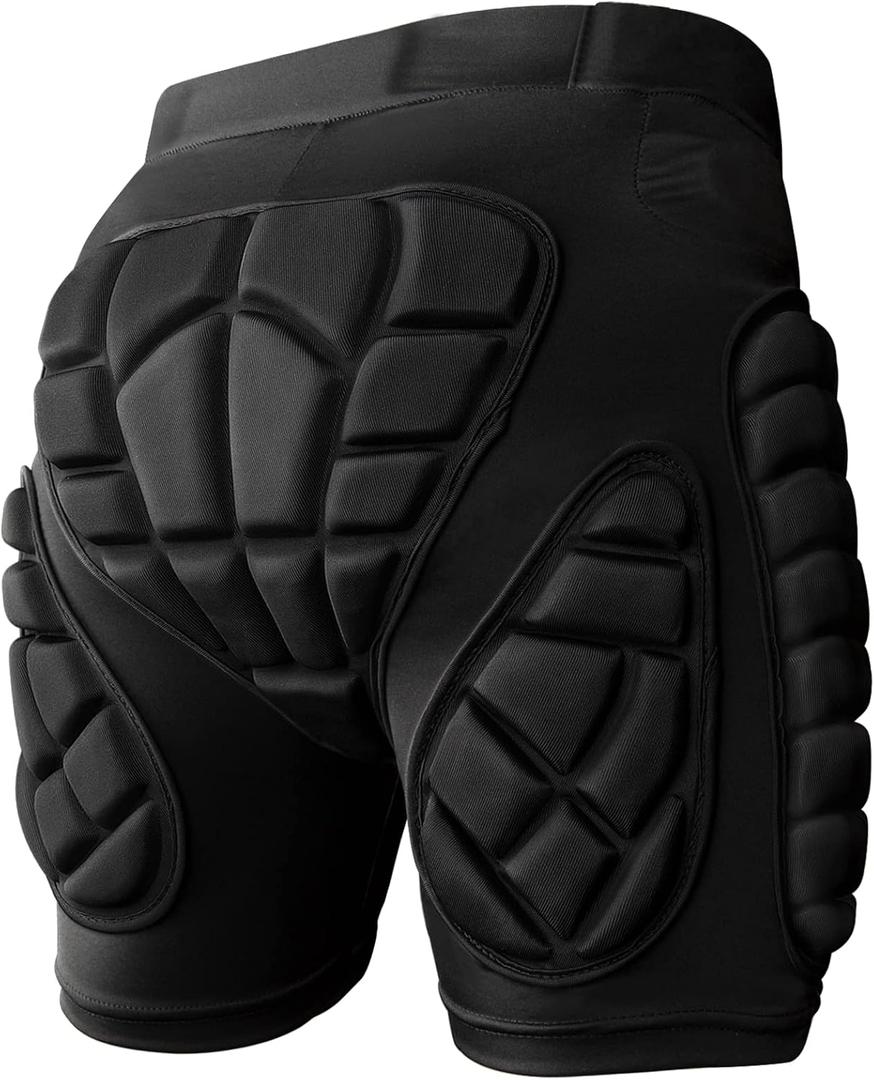 3D Hip Protection Eva Butt Pads Protective Padded Shorts Crash Pad Impact Gear for Skiing Skating Snowboarding Skateboarding (Small)