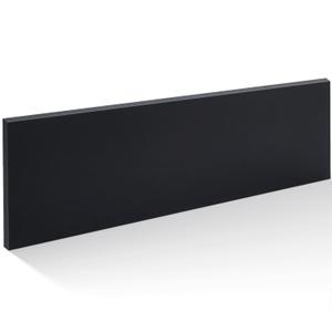 Frienda Black Hdpe Plastic Sheet 3/4" Thick, Size 12" x 48", Hdpe Sheet Board, Starboard Board, High Density Polyethylene Solid Plastic Block for DIY Projects for Machining Home Crafts
