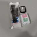 Bekomo Compatible with Apple Watch Band 49mm 46mm 44mm 45mm 42mm 40mm 38mm 41mm, Stainless Steel iWatch Bands with 2 Pack Tempered Glass Case for Series 11/10/9/Ultra 3 2/8/7/6/5/4/3/2/1/SE for Men (Black)