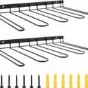 Bibabala Boot Rack, Wader Hangers for Boot, Metal Wall Mounted Shoe Rack for Tall Boots and Cowboy Boot(Black)