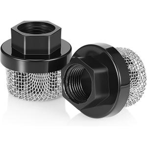 Nuanchu 2 Pcs Hose Inlet Strainer Filter Suction Strainer Garden Screen Garden Hose Pump Inlet Sprayer Filter 3/4 7/8 Thread for Sprayer 390 395 495(Inner Diameter,7/8)