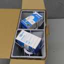 Bedside Table Lamps Set of 2 - Touch Nightstand Lamp for Bedroom with USB C+A Charging Ports & AC Outlets, 3-Way Dimmable Desk Lamp Grey Fabric Shade for Bedroom Living Room, Office(Bulb Included)