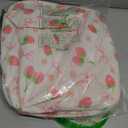 Baby Laundry Hamper kids laundry Basket Waterproof Storage Bin for Bedroom Toy Clothes Organizer Basket Woodland Animals Room Décor(Bowknot Strawberry)