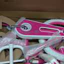 bicystar Girls Bike for Toddlers Ages 2-5 Years, 12 14 16 Inch Princess Kids Bike with Training Wheels, Sparkling Frame, Basket, Streamers, Pink Pedal Bicycle, Birthday Gift