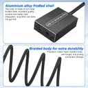 XMSJSIY USB to Optical SPDIF Toslink & 3.5mm Jack Audio Adapter Converter for TV, PS5, PS4, PC, Laptop,Smartphone to Sound Box Amplifier -1.2M/ 3.9FT 1 PCS