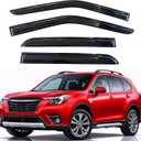 KPY Rain Guards Fit for 2019-2024 Subaru Forester, Out-Channel Window Visors Vent Wind Deflectors 4PC, Car Accessories for 19-24 Forester