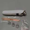 2026 Pore Vacuum, USB Rechargeable Blackhead Remover Vacuum, 3 Levels Adjustable Pore Vacuum Blackhead Remover, with 5 Suction Power, 6 Probes, Face Vacuum Pore Cleanser for Women & Men, White