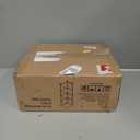 Bookshelf, Modern 4-Tier Bookcase, Open Storage Book Shelf, 11  14.2  50.4 Inches, Small Narrow Bookshelves for Living Room, Home Office, Bedroom, Gray (Grey)