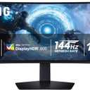 SAMSUNG 49-inch Odyssey G9 (G91F) DQHD, 144Hz, Curved Gaming Monitor, Ultra-Wide 32:9 Screen, DisplayHDR 600, AMD FreeSync Premium Pro, Ergonomic Stand, LS49FG910ENXZA, 2025