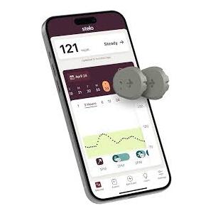 Stelo Glucose Biosensor & App by Dexcom  A Leader in Continuous Glucose Monitoring (CGM). 24/7 Tracking & Personalized Insights to Reveal Patterns. 2Pack (Up to 15 Days Each). iOS & Android.