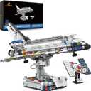 JMBricklayer Space Shuttle Building Sets for Adult, Airplane Spaceship Space Toys for Kids Teens, Gifts for adults Boys Girls 8 9 10 11 12 13 14+, Collectible Display Model with Adjustable Stand 70122 (Multicolor)