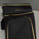 Castal Breast Pump Bag Spectra S1 S2Insulated Spectra Pump Bag, Breastmilk Cooler Bag with Ice PackLeak-Proof Double Layer Breast Pump Travel Bag Holds 6 Milk Bottles with Elastic StrapBlack