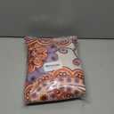 Papasan Cushion Cover Only, Water Resistant Papasan Chair Cushion Cover for Outdoor lndoor,Skin-Friendly Soft Machine Washable Unfading Zippered Cover (Bohemian Flower Pattern, 55in)