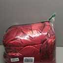 A Nice Night Satin Silky Soft Quilt Luxury Super Soft Microfiber Bedding Comforter Set Full/Queen, Light Weighted (Red, Queen)