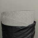 Round  Gray Mat 32"  Absorbent Non Slip Machine Washable Mat