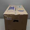 Sweetcrispy Office Computer Desk Chair, Ergonomic Mid-Back Mesh Rolling Work Swivel Task Chairs with Wheels, Comfortable Lumbar Support, Comfy Flip-up Arms for Home, Bedroom, Study, Student, Gray (Light Grey)