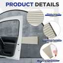 Garage Wall Protector, 10ft x 3.15in Garage Car Door Protector Waterproof Anti-Scratch Wall Bumper Guard Self Adhesive Rubber Strip for Warehouse Car Doors Parking Assist(Gray)