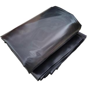 20 x 30 Ft HDPE Pond Liners, 12 Mil Thickness Easy Cutting Fish Pond Liner for Koi Ponds, Aquaculture and Water Gardens, Black