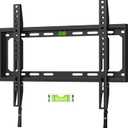 USX MOUNT Fixed TV Wall Mount with Low Profile for Most 26-55 Inch LED, LCD and Flat Screen TVs, TV Mount Bracket with VESA Up to 400x400mm and Weight Capacity 99lbs, and Space Saving TV Bracket