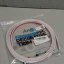 Art3d 10 Ft Peel and Stick Flexible Vinyl Molding Trim for Wall Tile Edges, Kitchen backsplash, Mirrior Frame in White