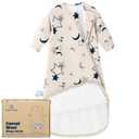 Unisex Sleeping Bag for Babies and Toddlers 1.0 Tog Sleep Sack 18-36 Months, Newborn Sleep Sack, Wearable Blanket Baby, Sleep Sack with Sleeves, Gifts for Baby (Moonlit)