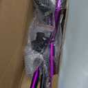 Quad Walking Cane Foldable Adjustable Portable Stick Men & Women and Seniors - Lightweight & Sturdy with 4-Pronged Base for Extra Stability Balance,Self Standing Gifts for mom Dad (Purple)