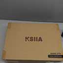 KSIIA Washable Dog Bed Deluxe Plush Dog Crate Beds Comfy Kennel Pad Anti-Slip Pet Sleeping Mat for Large, Jumbo, Medium, Small Dogs Breeds, 47" x 29", Gray (Grey)