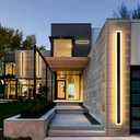 2Pack 47.2inch Long Outdoor Modern LED Wall Light,38W Waterproof IP65 Warm White 110V led Wall Mount Lighting Fixture Rectangular Black Wall Lights Elegant Frosted White Acrylic Anti Rust