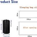 Fleece Sleeping Bag Liner, Sleeping Sack Adult Travel, Sleeping Bag Sheets, Lightweight Travel Camping Sheet, 71 in x 32 in, Unisex Adult