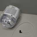 Dehumidifier with Drain Hose. Litever Small Portable Dehumidifier. Auto-OFF. Drain Hose for Continuous Drainage. Effective for Small Bathroom Pantry Closet Basement Wardrobe Gun safe RV Trailer Camper
