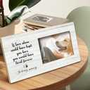 SRADMO Pet Memorial Photo Frame - 12x6, Cat & Dog Frames for Loved Ones Lost, Picture Frame for Pet Remembrance