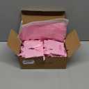 Feifeiya 30 Pcs Small Pink Gift Bags with Ribbon Handles 7.87" x 3.54" x 7.09" Bulk Paper Goodie Bags for Birthday Wedding Bridal Baby Shower Party Favors