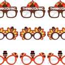 3 x Amosfun Thanksgiving Turkey Sunglasses Creative Thanksgiving Day Eyeglasses Cosplay Party Glasses for Day Birthday Party Favor Supplies 9PCS