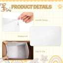 6 Pack Reusable Litter Box Liners F compatible with Modkat Flip Litter Box Type F Cat Flip Liners waterproof Durable Cat Bin Pad(square)