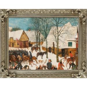 Solid Wood Canvas Frame for 16x20 Abstract Oil Paintings,Silver