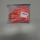 SHENHE Women's Floral Bikini Set 2 Piece Criss Cross Tie Back Low Rise Boho Swimsuits (Coral Pink) Small