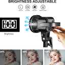 GVM 80W Video Light, Studio Lights for Photography, Softbox Lighting Kit with Bowens Mount, CRI97+ 5600K Colour Temperature , 22in Softbox, Tripod Stand, YouTube, Video, Wedding