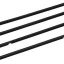 4 Piece Car Weatherstrip Seal, Car Outer Door Window Moulding Trim, Noise Isolation, Wind and Rain Protection, Front Rear Left Right, Installation Replacement, Weatherstrip